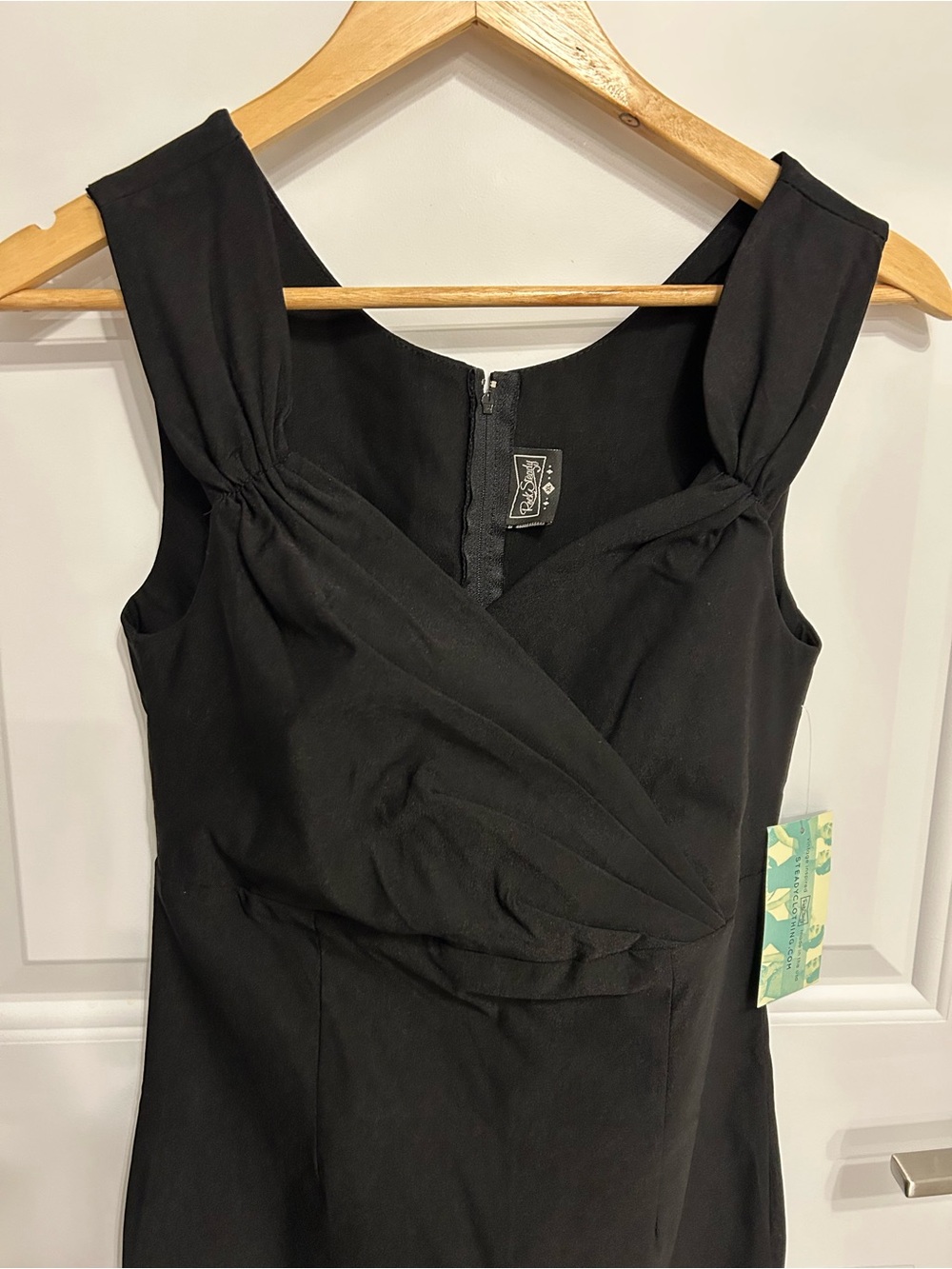 RockSteady Black Midi Sheath Dress - Picture 2 of 7